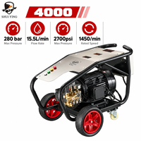 Nettoyeur haute pression industriel 280 bars 15,5 L/min 2700 PSI 1450 tr/min Machine de nettoyage électrique haute performance
