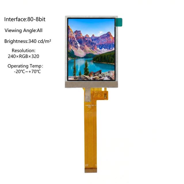 TMK 2.8 Inch TFT LCD Module LED Backlight 240*RGB*320 ST7789P3 8bit Parallel Interface IPS Display for Handheld Devices Smart