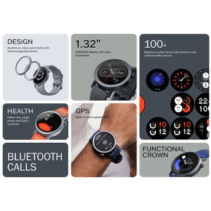 Montre connectée Global CMF Smart Watch Pro 2, écran AMOLED 1,32'', étanche IP68, réduction de bruit IA, montre connectée standard - Product Image 6