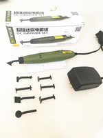Mini stylo Type ponceuse modèle bricolage Grade course meuleuse outil Machine 110v-220v coin rond polisseuse