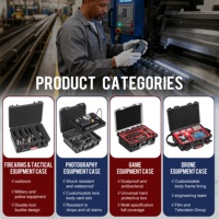 Étui à munitions Kinghardcase à double protection, capacité de 390 munitions, 9 mm, étui rigide étanche pour 357SIG