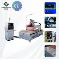 Router CNC con Cambio Automático de Herramienta y Sistema de Seguimiento para Tallado de Madera de Alta Velocidad