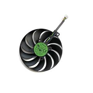 Nouveau ventilateur GPU 95MM 4PIN T129215SU FDC10U12S9-C RX5500XT adapté au refroidissement de la carte graphique Asus DUAL <span class=keywords><strong>RX5500</strong></span> <span class=keywords><strong>XT</strong></span> EVO OC - Product Image 5
