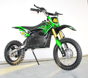 Motocicleta Eléctrica Todoterreno de 1200W, Mini Cross, Superbike para Niños, Pit Bike de 48V Automática - Product Image 4