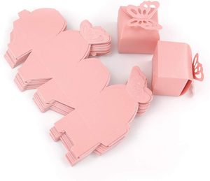 Caja <span class=keywords><strong>de</strong></span> Dulces Desechable con Fondo Cuadrado Hueco <span class=keywords><strong>de</strong></span> Mariposa Creativa al por Mayor, Empaque <span class=keywords><strong>de</strong></span> Cartón Perlado <span class=keywords><strong>para</strong></span> Chocolate y Dulces - Product Image 6