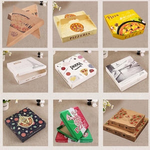 Cajas de Cartón Corrugado Negro para Pizza al por Mayor con Logotipo para Llevar y Entrega a Domicilio - Product Image 6