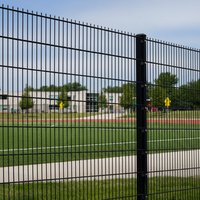 Panel de Valla de Seguridad con Certificación CE 868 con Malla de 50x100 mm para Patio de Recreo