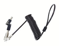 Harga pabrik jenis kunci Laptop Spring kabel Notebook kunci untuk Kensington dan HP Nano Slot Laptop ultra tipis