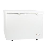 Congélateur coffre solaire à compresseur DC, technologies économes en énergie, CE, double porte pliable, 12V, 12 portes, LED numérique, 180, 0,25 kg