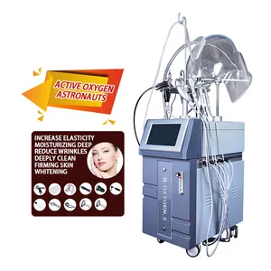 Deep Cleaning Whitening Hydra Machine Oxygen Mask Led Light Therapy Red And Blue Light To Improve Acne 630nm 470nm