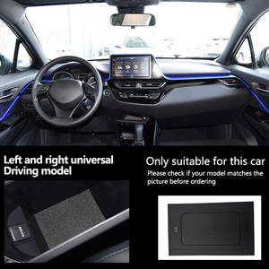 Xe Qi Sạc Không Dây Cho Toyota CH-R 2019- <span class=keywords><strong>2025</strong></span> Phụ Kiện 15W Nhanh Chóng Điện Thoại Sạc Tấm Adapter Sản Phẩm 12V - Product Image 3