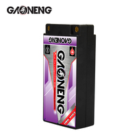 Batterie LiPo RC GNB GAONENG 6300MAH 2S HV 7.6V 130C Short Shorty Pack 5.0mm Bullet Hard Case 1:10 1:12 Scale RC Race Car LiHV