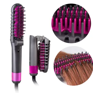 New Design home travel Ionic Straightener Hair comb can collapsible Hair Straightening Brush