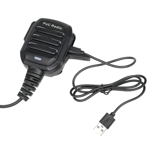 Walkie Talkie 4G POC Tipo C con Micrófono y Altavoz PTT, Resistente al Agua IP55, VHF/UHF de Largo Alcance, Compatible con Micrófono de Hombro, Radio Bidireccional - Product Image 6