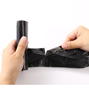 ถุงขยะพลาสติก HDPE สีดำ แบบหนา แข็งแรง สำหรับใส่เสื้อยืด 30 ชิ้น/ม้วน พิมพ์ลายกราเวียร์ - Product Image 2