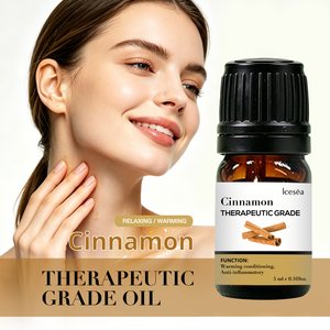 Fabricante Mayorista OEM/ODM, Aceite Esencial de Canela Pura de Grado Terapéutico, Anti-Depresivo, Estimulante de Energía, Alivio del Dolor, Masajes - Product Image 1