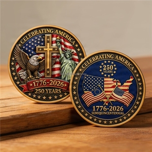 Décapsuleur en métal 3D émaillé personnalisé, thème Sensibilisation à l'Autisme, Or Argent, avec motif Souvenir Chevalier Templier Armure Complète de Dieu, pièce de défi - Product Image 3