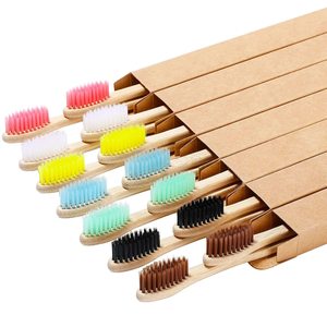Cepillo de Dientes de Bambú Natural 100% Biodegradable al por Mayor con Mango de <span class=keywords><strong>Madera</strong></span> de Bambú <span class=keywords><strong>para</strong></span> Hotel - Product Image 2