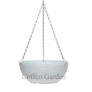 Coffco Outdoor Plant Hanging Basket With Iron Chain Indoor And Outdoor Home Garden Decorations