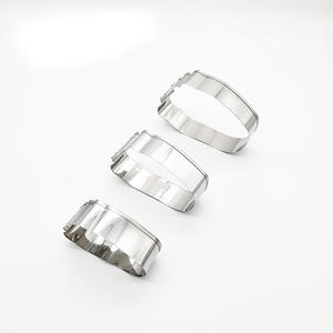 Ensemble de 3 <span class=keywords><strong>emporte</strong></span>-pièces en acier inoxydable en forme de pied / 8/9/<span class=keywords><strong>10</strong></span> <span class=keywords><strong>cm</strong></span> - Product Image 3