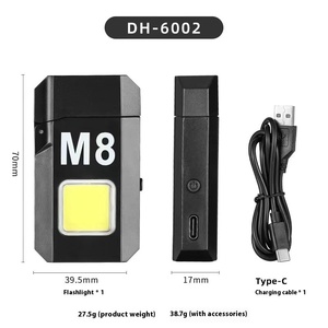 Lampe de camping longue portée rechargeable, entretien extérieur, lampe de poche <span class=keywords><strong>LED</strong></span> étanche pour situations d'urgence, lampe torche porte-clés - Product Image 5