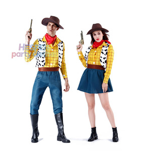 Costume de vache Woody Jessie HP 2024, directement de l'usine, pour Halloween, cosplay TV et cinéma, pour adultes, avec personnages inspirés de l'histoire de films américains - Product Image 1