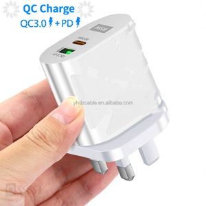 Cargadores rápidos de 2 puertos con adaptador tipo C de 65 W GaN Pd, cargador de pared USB C rápido para portátiles y teléfonos móviles. - Product Image 5