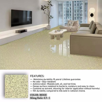 Résine époxy auto-nivelante pour garage et allée, sable coloré époxy haute brillance, 8 couleurs de sable coloré époxy, peinture pour sol