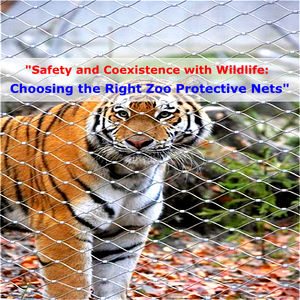 Prix d'usine en acier inoxydable 7x19 Zoo Barrière Maille 50mm Ouverture Hexagonale Cadre en métal robuste pour clôturer les portes en treillis - Product Image 5