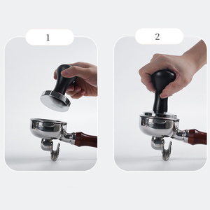 Prensa de Café Económica con Base de Hierro y Mango de Madera, Herramienta Portátil para Baristas, Accesorios para Preparación de Café en Cafeterías - Product Image 4