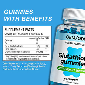 Führender Anbieter von reinem Glutathion-Nahrungs ergänzungs mittel Gummi für Männer und Frauen Advanced Formula Glutathion Gummy - Product Image 2