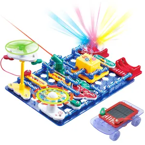 91pcs Kids Diy Assembly Building Project esplorazione elettronica Brick Circuit Board Science Stem Kit Toy