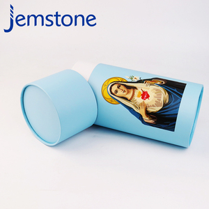 Pot de dispersion pour animaux de compagnie biodégradable personnalisé urne pour cendres cylindre de souvenir funéraire vente en gros de tube en papier de cendres d'animaux disparaissant - Product Image 2