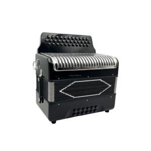 SEASOUND OEM Accordéon diatonique de haute qualité à 34 boutons et 12 basses JB3412, style professionnel, instrument pour étudiants, couleur noire - Product Image 3