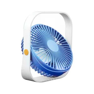 6 Inch Rechargeable Flip Adjustable Portable Emergency Table Fan 3 Speeds Charger With USB Wire Mini Fan