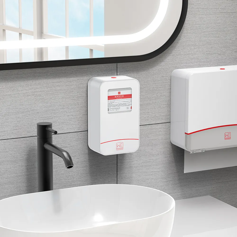 2024 Новое поступление автоматический дозатор мыла для туалета настенный Электрический умный дозатор мыла с пластиком