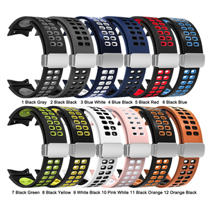 Bracelet Tschick pour <span class=keywords><strong>Samsung</strong></span> <span class=keywords><strong>Galaxy</strong></span> <span class=keywords><strong>Watch</strong></span> <span class=keywords><strong>5</strong></span> 4 44 40/4 classique magnétique boucle en D 46 <span class=keywords><strong>42mm</strong></span> Bracelet Sport <span class=keywords><strong>Galaxy</strong></span> <span class=keywords><strong>watch</strong></span> <span class=keywords><strong>5</strong></span> <span class=keywords><strong>pro</strong></span> 45mm Band - Product Image 3