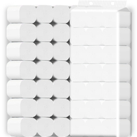 Papier toilette Jinjie 5 plis, grand rouleau, papier absorbant pour la maison, 4 Jin, 21 rouleaux, doux, absorbant, blanc