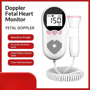 Monitor de ECG Fetal Portátil, Monitor de Frecuencia Cardíaca Fetal Doppler, Detector de <span class=keywords><strong>Latidos</strong></span> del Corazón del Bebé <span class=keywords><strong>para</strong></span> Uso Doméstico durante el Embarazo - Product Image 2