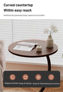 Wholesale Living Room <b>Sideboard</b> Light Luxury Round <b>Small</b> Coffee Table Removable and Chairs Furniture Balcony Storage Cabinet - Product Image 5