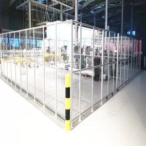 Chuangying Aluminum Alloy Isolation Netting Customized Workshop Warehouse Partition Fence Safety Guard Shield - Product Image 1
