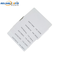 Carte RFID 125KHz TK4100 EM4100, carte de contrôle d'accès de proximité en PVC blanc vierge pour systèmes d'entrée de porte