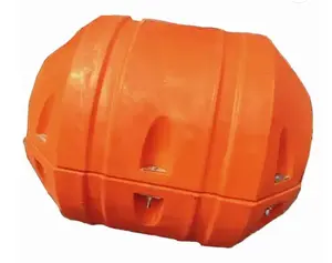 Оранжевый 20 дюймов Дноуглубительные трубы поплавок/водопроводные трубы из полиэтилена высокой плотности