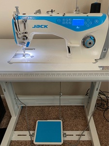 Jack Industrial Computerized Flat-Bed Sewing Machine with <b>Lock</b> Stitch Motor for Women's Underwear-High-Speed Easy to Operate - Product Image 3