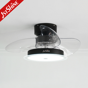 1stshine Ventilateur de plafond à Led 3 pales transparentes ABS Fancy 30 Pouces Soft Wind LED Lighting Petit ventilateur de plafond - Product Image 1