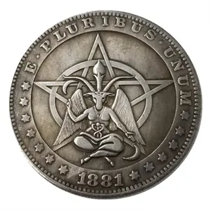 Сувенирная памятная металлическая античная монета на заказ