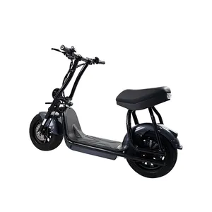 Mini 1000W US Canada DOT E Scooters Electric Citycoco Ebike Mobility Black For Adults For Teenagers