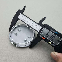 Cache-moyeux de roue de voiture 60mm 61mm 68mm 69mm 77mm pour Audi A1 A2 A3 A4 A5 A6 A7 Q3 Q4 Q5 Q7 S3 S4 S5 S6 S7 RS 3 4 5 6 7 8 TT