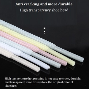 Yrunfeety Lacets ronds 5MM 100-140CM Lacets de remplacement pour baskets <span class=keywords><strong>Yeezy</strong></span> 20 couleurs disponibles - Product Image 5