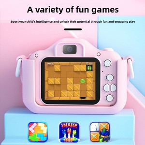 Nouvel appareil photo pour enfants avec capteur CMOS, enregistrement HD, double caméra, écran 2.0, matériau ABS, mémoire intégrée <span class=keywords><strong>de</strong></span> 64 Go - Cadeau <span class=keywords><strong>de</strong></span> vacances - Product Image 2